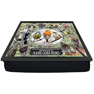 British Garden Birds Personalised Lap Tray Gift