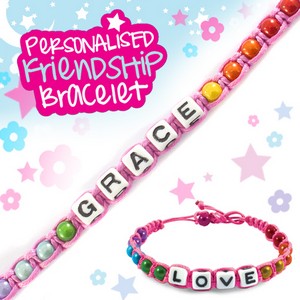 Girls Personalised Friendship Bracelet:- Grace