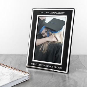 Graduation Silver Plated Personalised Frame