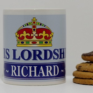 His Lordship Personalised Mug