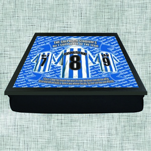 Huddersfield Football Shirt Personalised Lap Tray