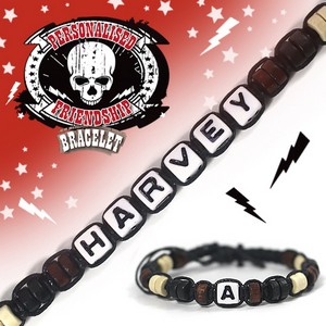 Boys Personalised Friendship Bracelet:- Harvey