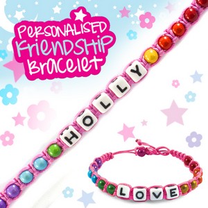 Girls Personalised Friendship Bracelet:- Holly