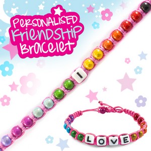 Girls Personalised Friendship Bracelet:- I