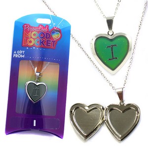 Colour Changing Personalised Mood Locket Necklace:- I