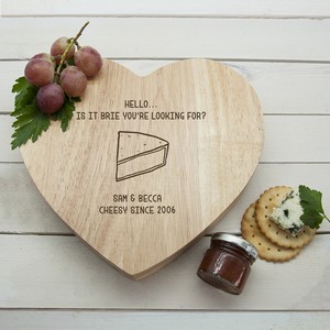 'Is It Brie You're Looking For?' Personalised Cheese Board