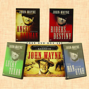 Movie Legends John Wayne Personalised Four DVD Box Set