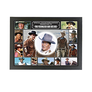 John Wayne Personalised Icon Framed Picture