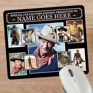 John Wayne Personalised Icon Mouse Mat