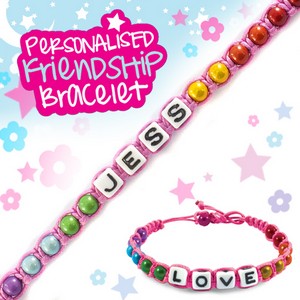 Girls Personalised Friendship Bracelet:- Jess