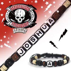 Boys Personalised Friendship Bracelet:- Joshua