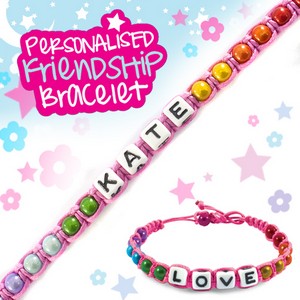 Girls Personalised Friendship Bracelet:- Kate