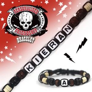 Boys Personalised Friendship Bracelet:- Kieran
