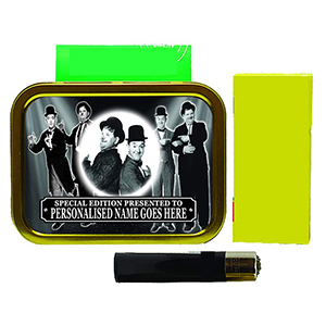 Laurel And Hardy Personalised Icon Tobacco Tin & Products