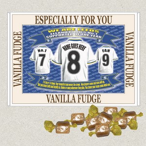 Leeds Football Shirt Personalised Boxed Sweets