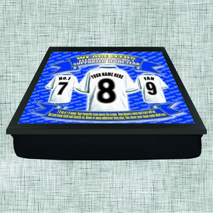 Leeds United Football Shirt Personalised Lap Tray