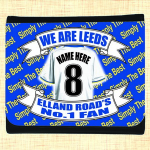 Leeds United Football Shirt Personalised Wallet