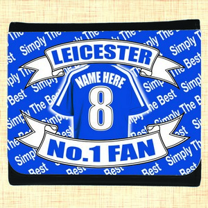 Leicester Football Shirt Personalised Wallet