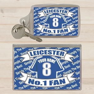Leicester Personalised Keyring and Magnet set