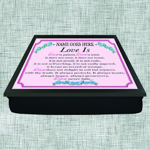 Love Is Personalised Lap Tray