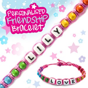 Girls Personalised Friendship Bracelet:- Lily