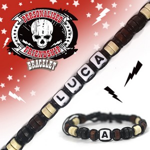 Boys Personalised Friendship Bracelet:- Luca