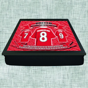 Manchester United Football Shirt Personalised Lap Tray