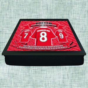 Manchester United Football Shirt Personalised Lap Tray