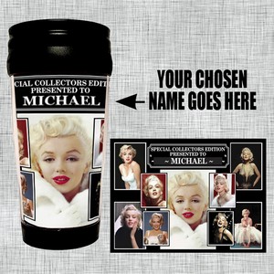 Marilyn Monroe Personalised Icon Travel Mug  