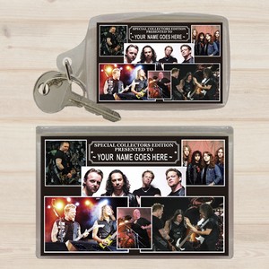 Metallica Personalised Icon Keyring and Magnet Set