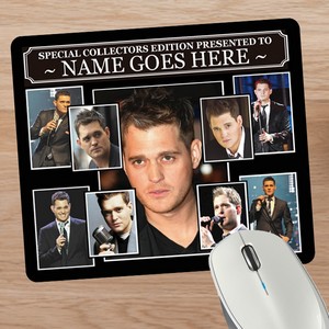 Michael Buble Personalised Icon Mouse Mat 