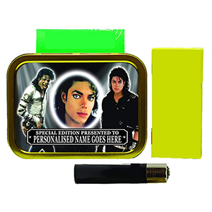 Michael Jackson Personalised Icon Tobacco Tin & Products