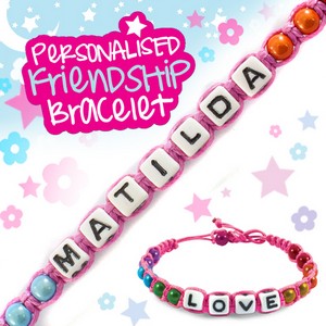 Girls Personalised Friendship Bracelet:- Matilda
