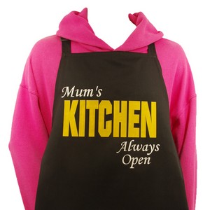 Mum's Kitchen Always Open Apron