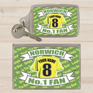 Norwich Personalised Keyring and Magnet Set