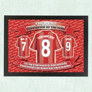 Nottingham Forest  Personalised Football Shirt Picture
