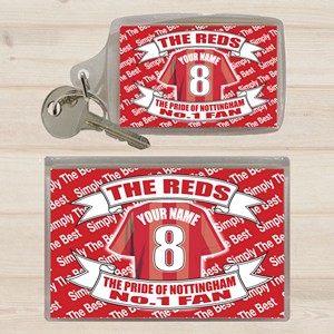 Nottingham Forest Personalised Keyring and Magnet Set