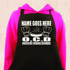 Personalised O.C.D OBSESSIVE COOKING DISORDER  Apron