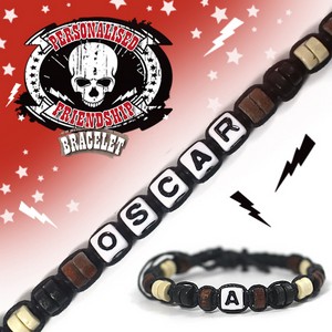 Boys Personalised Friendship Bracelet:- Oscar