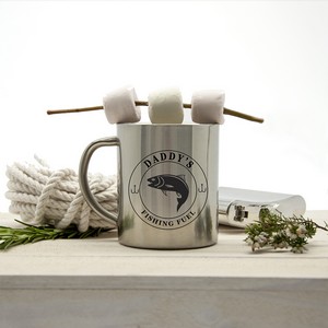 Outdoor Gentlemen's Fishing Fuel Personalised Mug