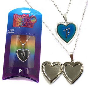 Colour Changing Personalised Mood Locket Necklace:- P
