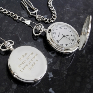 Formal Pocket Personalised (Any Message) Fob Watch