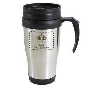Crown Personalised Travel Mug