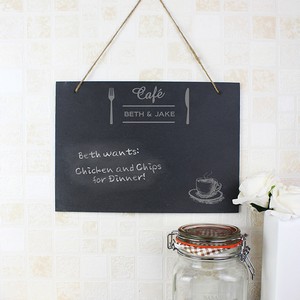 Bistro Hanging Personalised Slate Sign