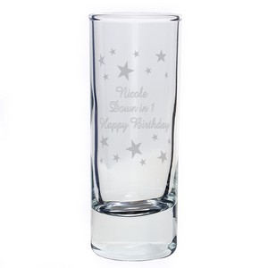 Starry Personalised Shot Glass