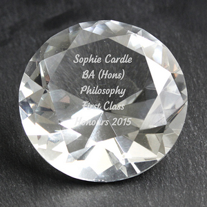 Diamond Personalised Paperweight