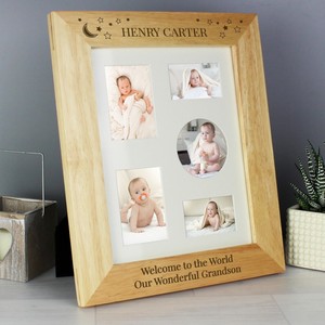 Little Stars 8x10 Personalised (Any message) Wooden Photo Frame