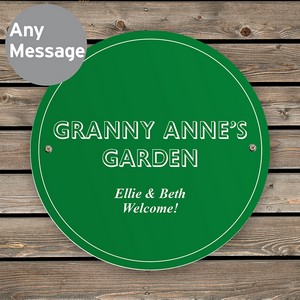 Green House/Garden Personalised  (Any Message) Sign