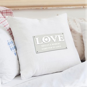  LOVE Personalised Cushion Cover