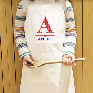 Boys Initial Personalised Kids Apron